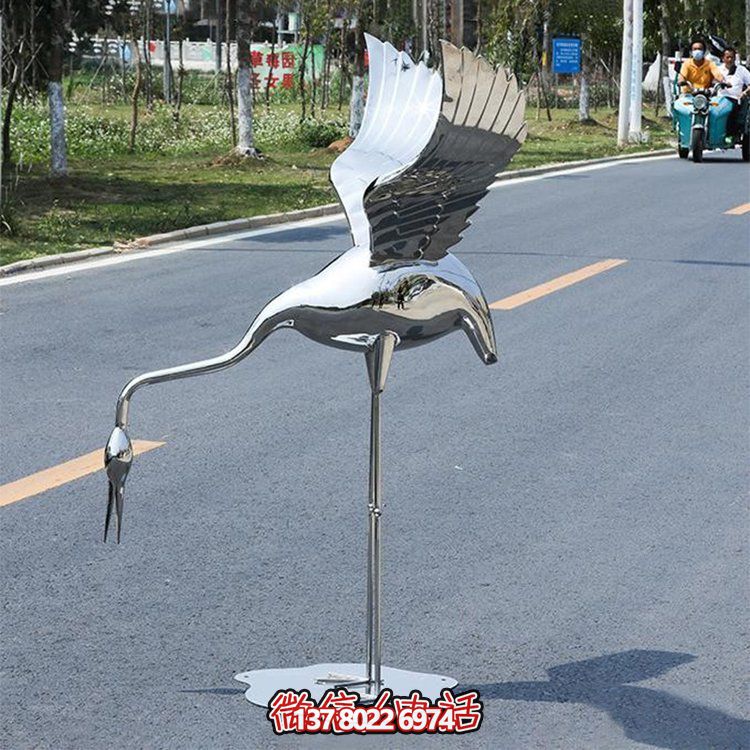 火烈鳥雕塑，美化你的園林景觀