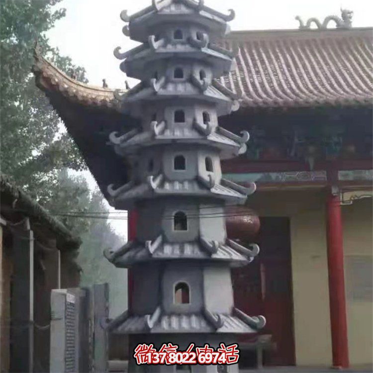 大理石石雕佛塔雕塑，傳承古老文明