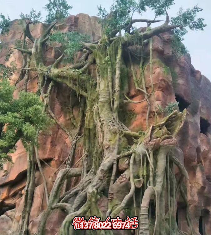 純天然石雕假山雕塑，為公園添彩添靈