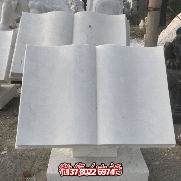 精美的大理石石雕雕塑——點綴園林校園，美化書籍之美