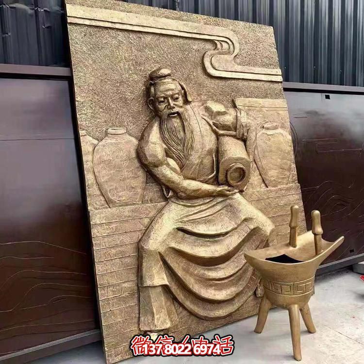 室內(nèi)裝飾藝術(shù)品——創(chuàng)意銅雕浮雕壁畫擺件