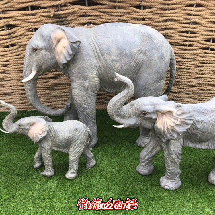 玻璃鋼大象仿真動(dòng)物雕塑擺件精美無(wú)比的藝術(shù)品