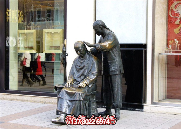 鑄銅雕塑園林景觀，讓你步行街上賞心悅目