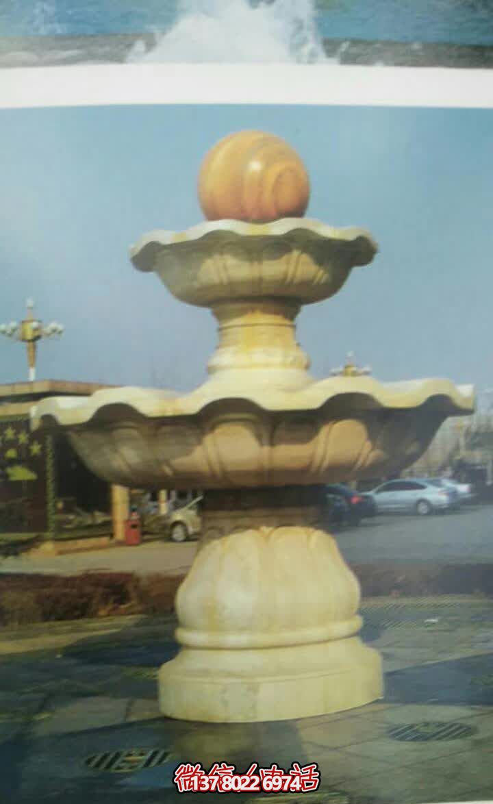 大理石雙層風(fēng)水球噴泉,為景觀公園添彩雕塑 大理石雙層風(fēng)水球噴泉,為景觀公園添彩雕塑