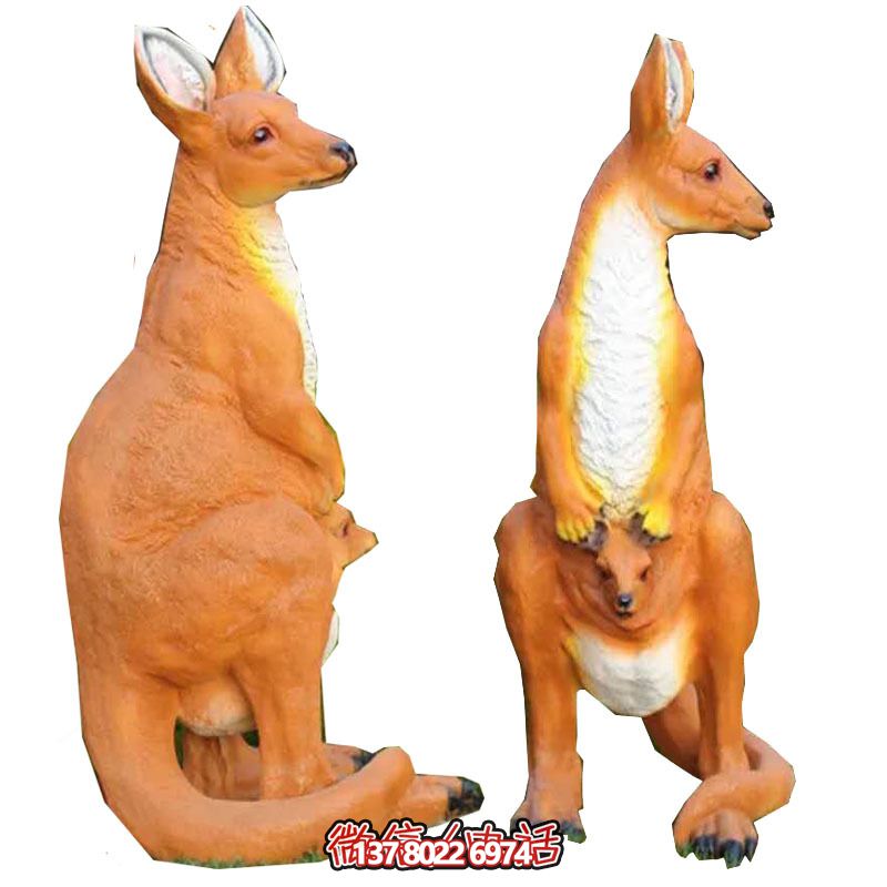 大型袋鼠雕塑，景觀完美打造公園景區