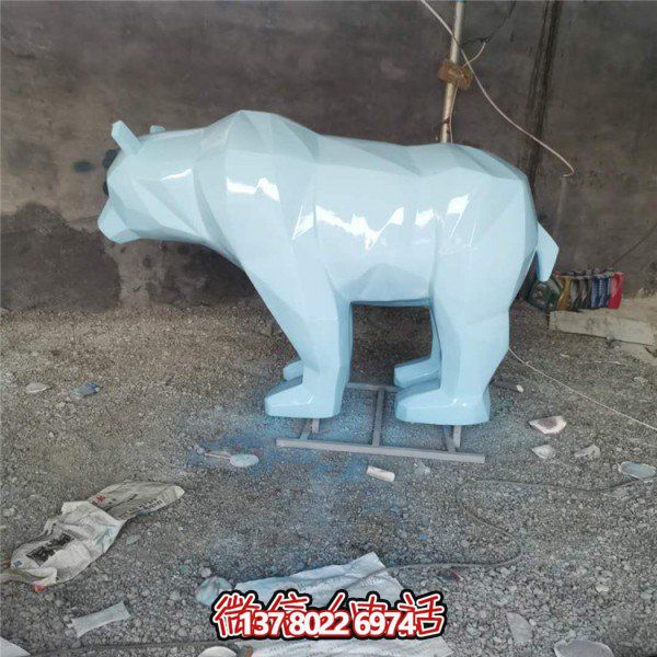 玻璃鋼幾何雕塑，裝飾動物園園林和戶外空間