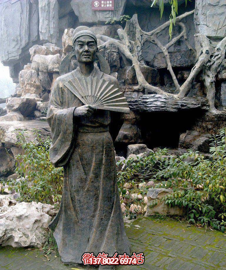 公園景區詩人杜甫古代人物銅雕 公園景區詩人杜甫古代人物銅雕