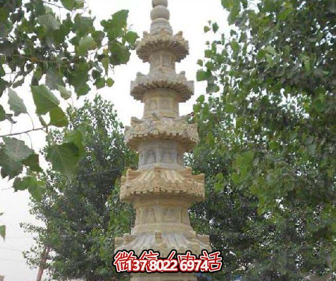 景區園林多層大理石塔景觀石雕 景區園林多層大理石塔景觀石雕