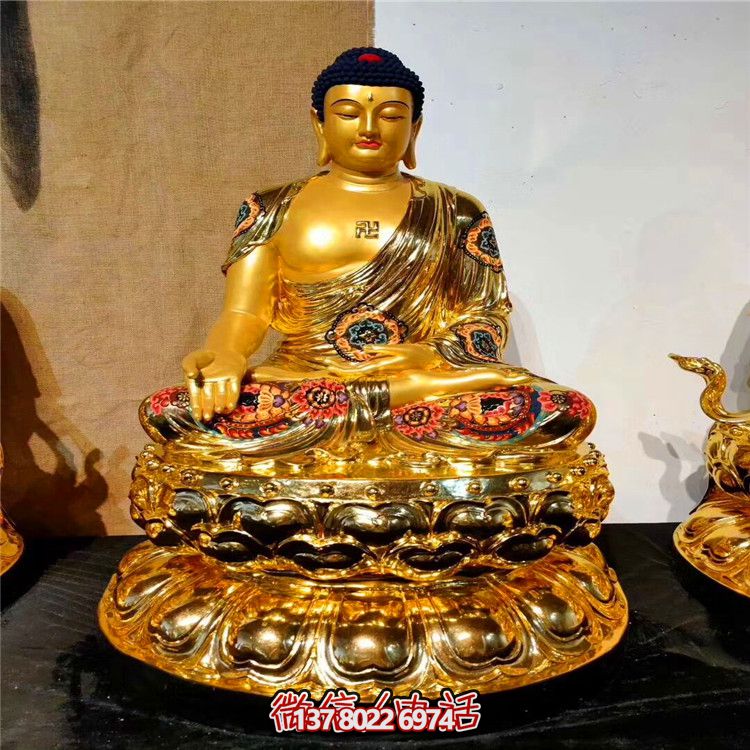 寺廟景區(qū)不銹鋼噴金烤漆三圣雕塑 寺廟景區(qū)不銹鋼噴金烤漆三圣雕塑