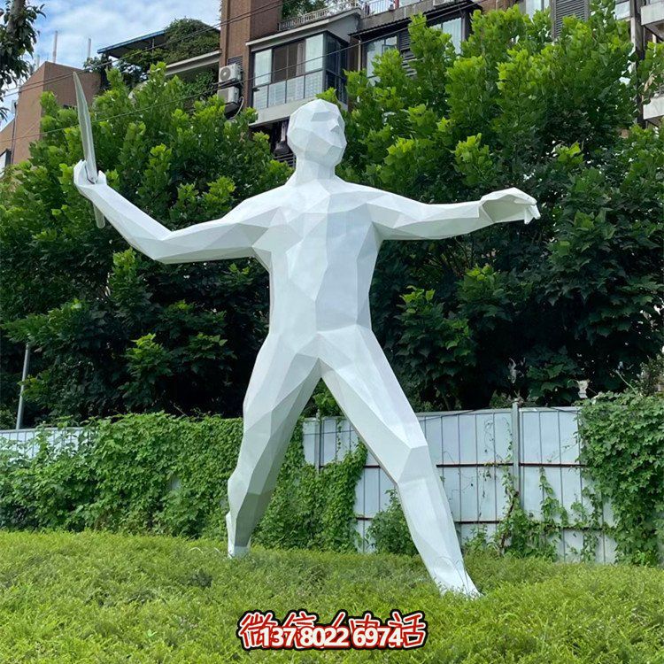 擲標(biāo)槍，玻璃鋼抽象運動人物