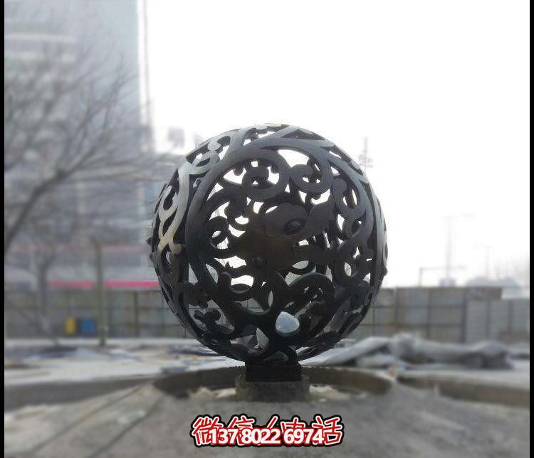 戶外廣場創(chuàng)意抽象鏤空球雕塑 戶外廣場創(chuàng)意抽象鏤空球雕塑