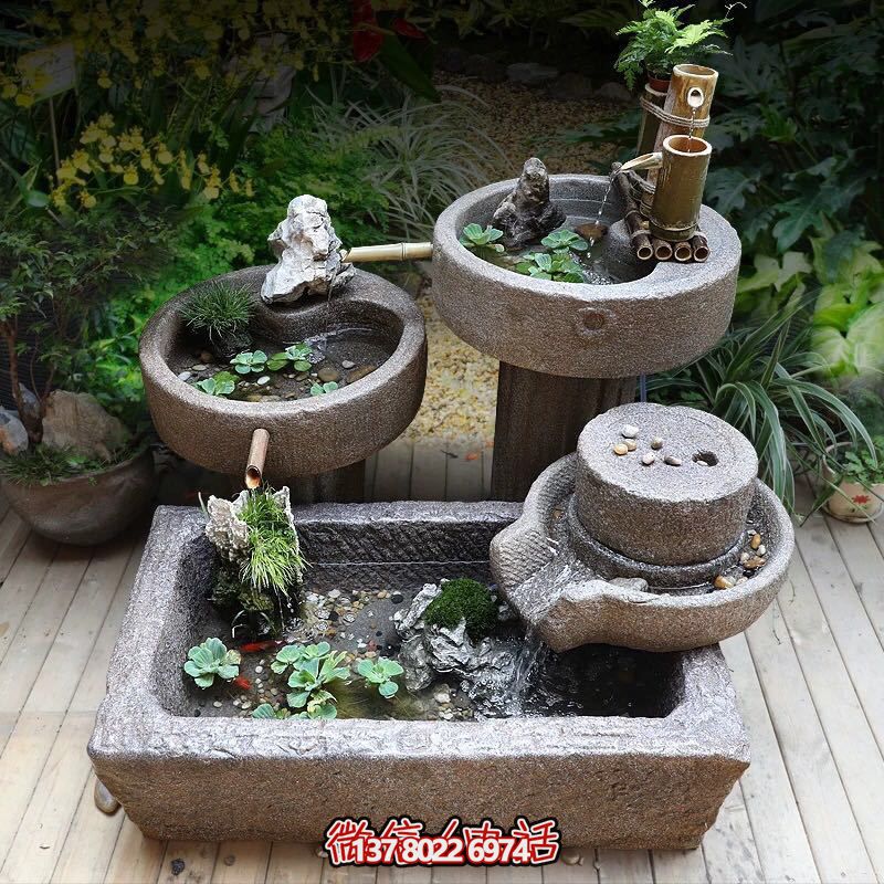 老舊石槽魚(yú)缸石頭魚(yú)池水缸養(yǎng)魚(yú)花盆戶外庭院石磨青石流水景觀 老舊石槽魚(yú)缸石頭魚(yú)池水缸養(yǎng)魚(yú)花盆戶外庭院石磨青石流水景觀