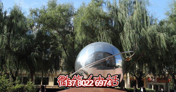 公園創意不銹鋼圓形球體鏡面地球儀雕塑 公園創意不銹鋼圓形球體鏡面地球儀雕塑