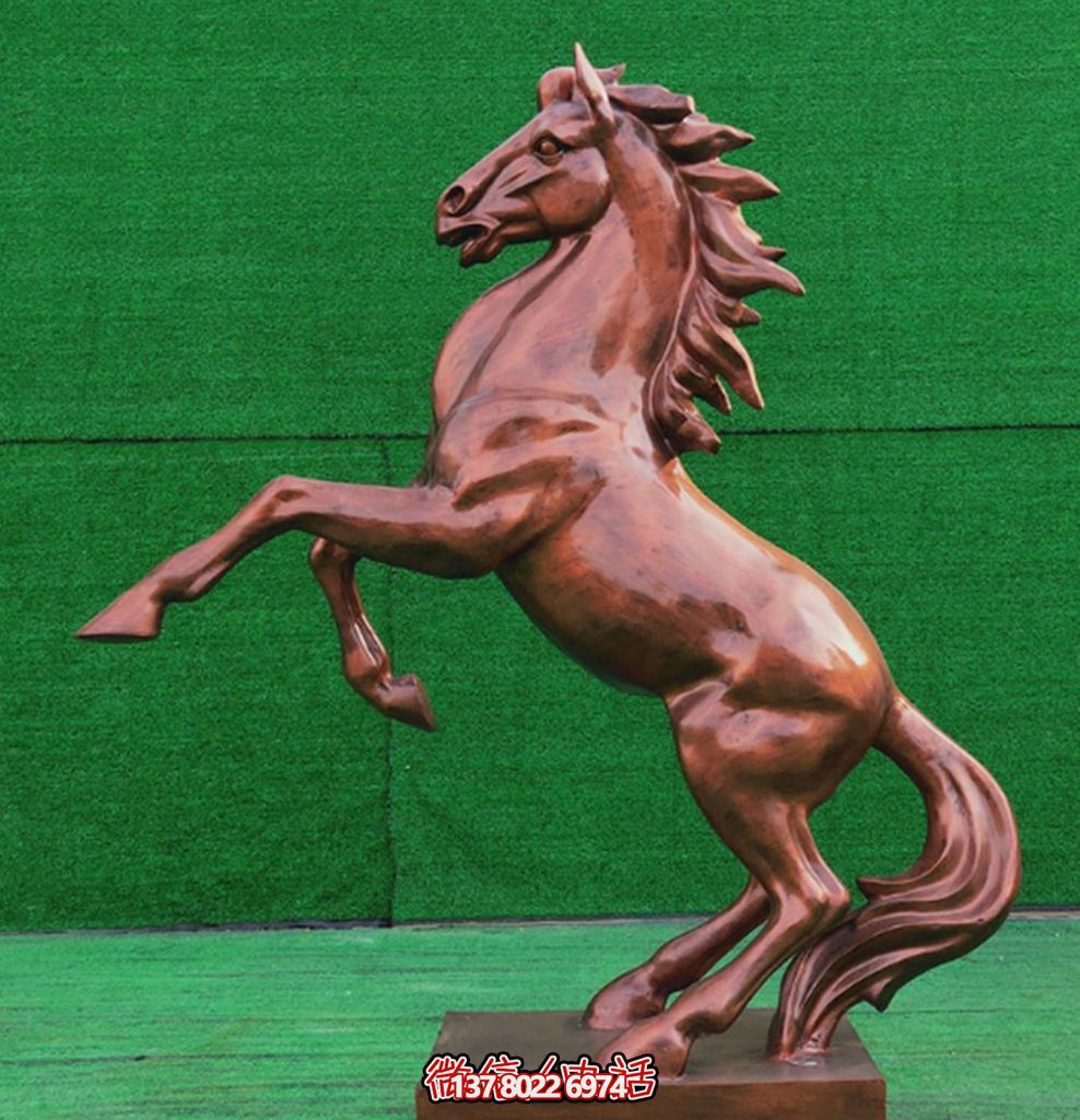鑄銅馬雕塑--駿馬奔騰